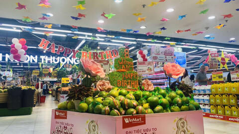 WinMart tri ân khách hàng nhân dịp kỷ niệm 8 năm thành lập