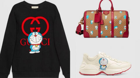 Gucci ra mắt bộ sưu tập Doraemon chào đón Tết Nguyên đán 2021
