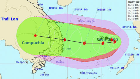 Narki là cơn bão mạnh nhất kể từ đầu năm 2019