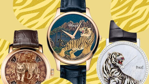 Ấn tượng với những mẫu đồng hồ thiết kế linh vật hổ trong năm mới
