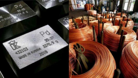 Palladium, đồng và niken đạt mức cao lịch sử trước lệnh trừng phạt của phương Tây với Nga