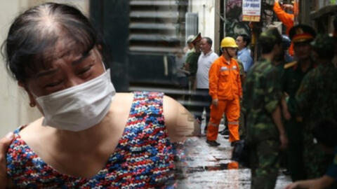 Video: Nhân chứng bàng hoàng kể lại giây phút sinh tử trong vụ cháy chung cư mini tại Hà Nội