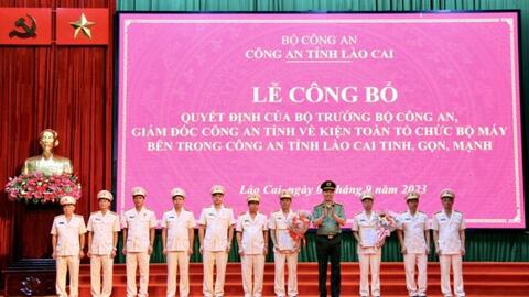 Bộ Công an sắp xếp, điều động, bổ nhiệm hàng trăm lãnh đạo công an nhiều tỉnh, thành
