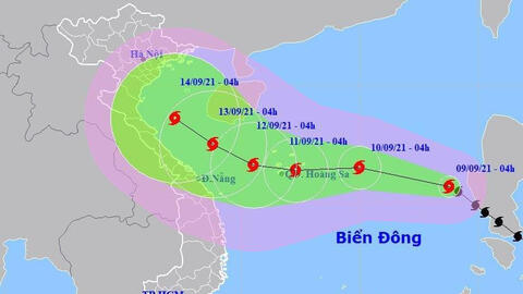 Bão Conson cách quần đảo Hoàng Sa 780km, diễn biến phức tạp