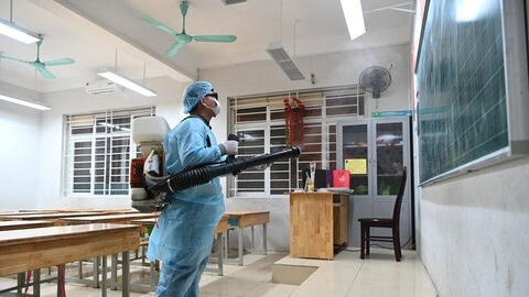 Trường THPT Nguyễn Du (quận 10) cho học sinh nghỉ học do có phụ huynh là F2