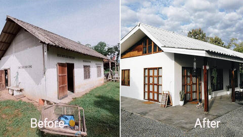 Cải tạo nhà 81m2 với 63 triệu đồng