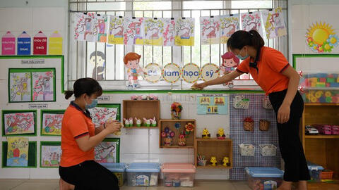 Các trường mầm non ở TP.HCM gấp rút tuyển giáo viên