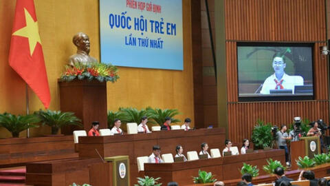 Phiên họp giả định "Quốc hội trẻ em" là 1 trong 10 sự kiện tiêu biểu của Quốc hội năm 2023