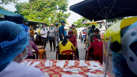 Một ca F1 đi mua heo nhựa, xét nghiệm toàn bộ tiểu thương chợ Phước Mỹ