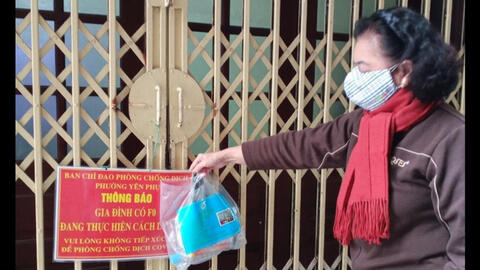 Tổ phụ nữ "3V" chống COVID-19 ở Hà Nội