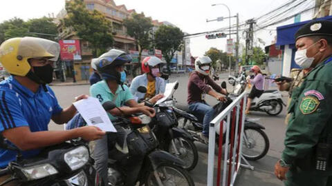 Số ca nhiễm Covid-19 ở Campuchia tăng vọt