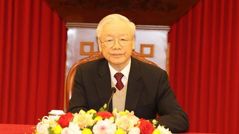 Tổng Bí thư Nguyễn Phú Trọng điện đàm cấp cao với Tổng thống Hoa Kỳ Joe Biden