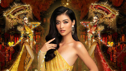 Á hậu Kiều Loan chính thức nhận sash Việt Nam