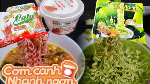 Bất ngờ với hương vị của hai loại mì tôm "xanh, đỏ" đang hot trên MXH: Có ngon như lời đồn?