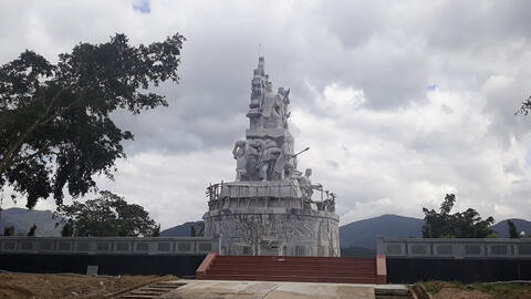 Công trình tượng đài Khởi nghĩa Vĩnh Thạnh từng gây xôn xao đã hoàn thành