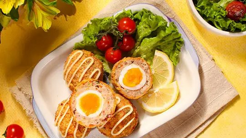 Món ngon mỗi ngày: Trứng lòng đào bọc thịt