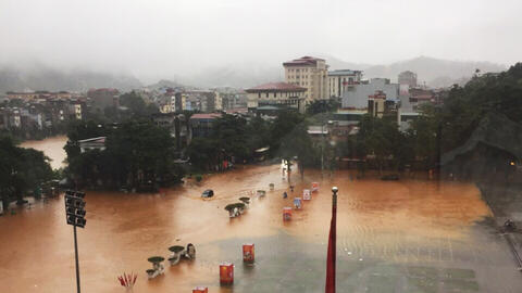 Ngập lụt ở TP Hà Giang không phải do ảnh hưởng bởi hình thái gây mưa lũ tại Trung Quốc
