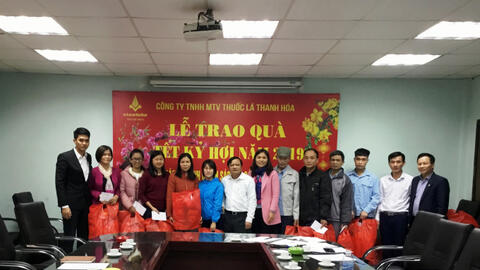 Công ty Thuốc lá Thanh Hóa chăm lo đời sống cho người lao động