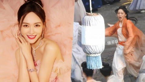 Phì cười cảnh Đường Yên bị chó đuổi trên phim trường