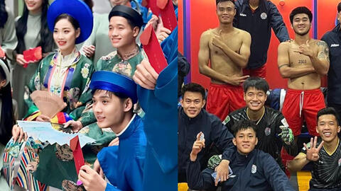 Cựu thủ môn U23 Việt Nam sáng ăn hỏi với cô giáo tiểu học, chiều bắt bóng giúp đội giành 3 điểm