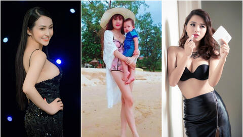 Nhan sắc xinh đẹp gợi cảm của 3 bà xã hot girl đông con của sao Việt