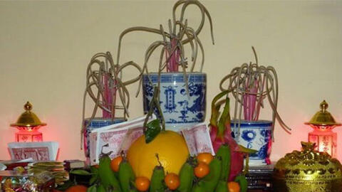 Mâm lễ bao sái ban thờ gồm những gì?