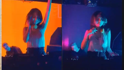 Sau khi bị lộ clip 'nóng', Anh Thư bị 'đào' thêm clip thả rông vòng 1 trong quán bar