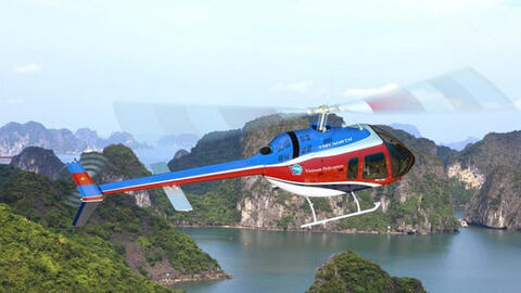 Dịch vụ du lịch trực thăng ngắm vịnh Hạ Long giá bao nhiêu?