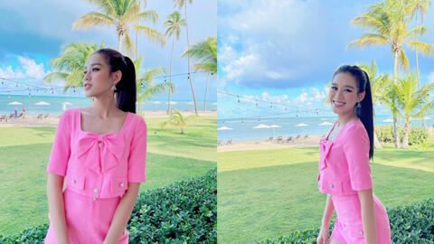 Đỗ Thị Hà khoe nhan sắc rực rỡ trong ngày đầu tại Miss World 2021