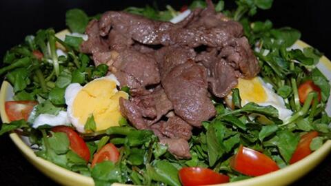 Món ngon mỗi ngày: Cách làm xà lách xoong trộn thịt bò thơm ngon