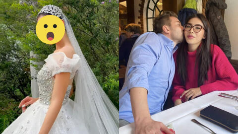 Minh Tú bất ngờ lộ diện với váy cưới sau màn cầu hôn bạn trai ngoại quốc, nhan sắc thế nào?