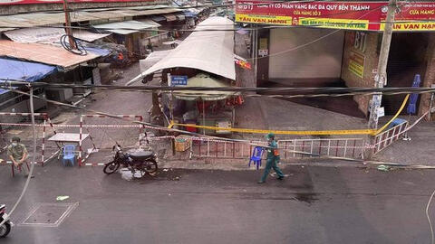 Chợ Tân Định dừng hoạt động vì có ca nghi nhiễm COVID-19