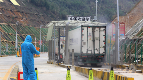 Cửa khẩu Tân Thanh vẫn tiếp nhận hàng hóa bình thường