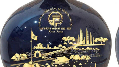 Quảng Trị quyết định không thực hiện việc mua "bình hút tài lộc" làm quà tặng đại hội Đảng