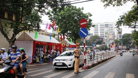 Hà Nội phân luồng giao thông phục vụ Hội nghị cấp cao ASEAN 37