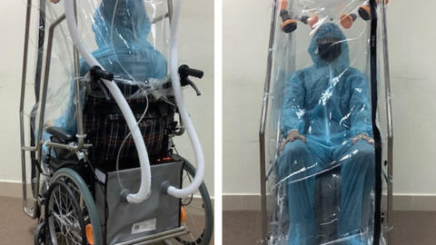 Nhà khoa học Việt thiết kế xe lăn dành riêng cho bệnh nhân Covid-19