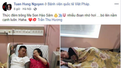 Tuấn Hưng lại khiến fan hâm mộ ganh tị vì đúng chất "chồng nhà người ta", lo lắng hết mực cho vợ sau sinh nở
