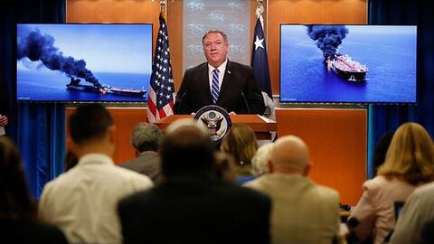 Mỹ cáo buộc Iran tấn công tàu chở dầu ở Vịnh Oman