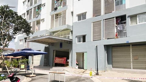 Phong toả block H chung cư Ehomes Nam Sài Gòn sau khi phát hiện ca nghi mắc COVID-19