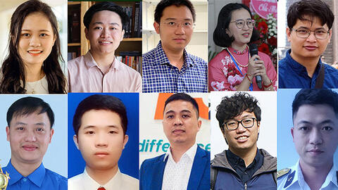 20 đề cử xuất sắc nhất cho Giải thưởng Gương mặt trẻ Việt Nam tiêu biểu năm 2021.