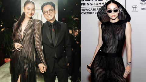 Thanh Hằng và chồng lần đầu xuất hiện sau đám cưới, Hà Hồ chơi lớn trên thảm đỏ show Công Trí