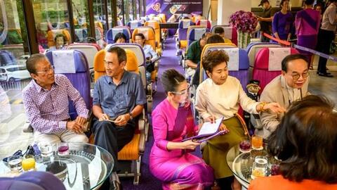 Thái Lan ra mắt ‘Cà phê máy bay’ giúp du khách bớt… cuồng chân