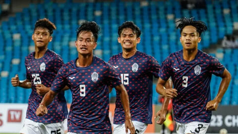 Thắng 4-0 trước đội bóng Đông Á, tuyển Campuchia khẳng định tham vọng trước thềm vòng loại World Cup