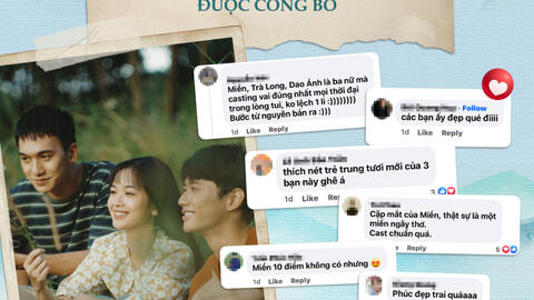 "Ngày xưa có một chuyện tình" tung bộ hình học trò trong trẻo, đạo diễn Trịnh Đình Lê Minh chia sẻ về 3 diễn viên chính