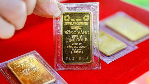 Giá vàng cuối tuần tăng nhẹ