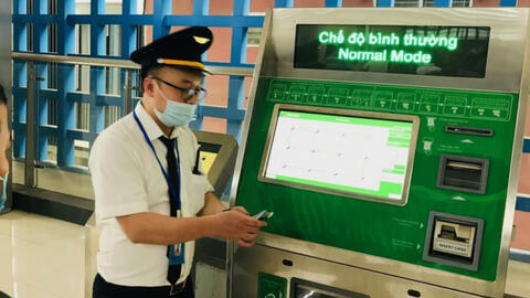 Cách mua vé  tàu Cát Linh - Hà Đông