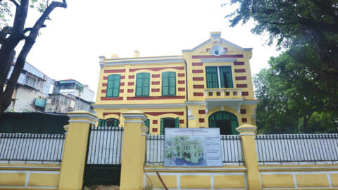 Màu vôi mới của biệt thự Pháp cổ số 49 Trần Hưng Đạo gây tranh cãi