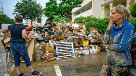 Những bức ảnh cho thấy lũ lụt thảm khốc ở Tây Âu