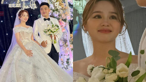 Đám cưới Hà Mã Tấu: Cô dâu xuất hiện với visual xuất sắc, rơi nước mắt khi bố dắt lễ đường