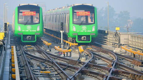 Chính thức chạy thử toàn tuyến metro Cát Linh - Hà Đông